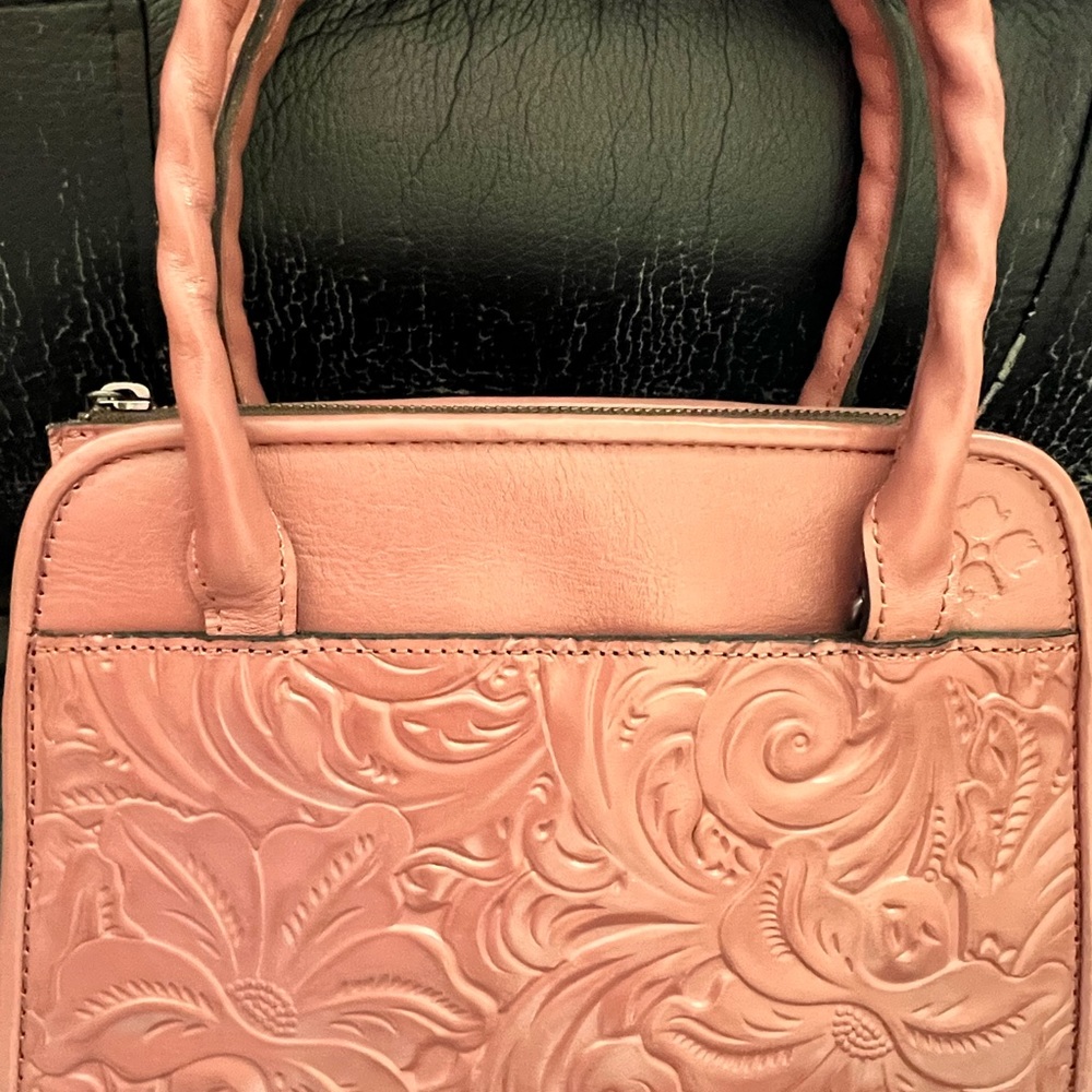 Patricia Nash pink tooled leather